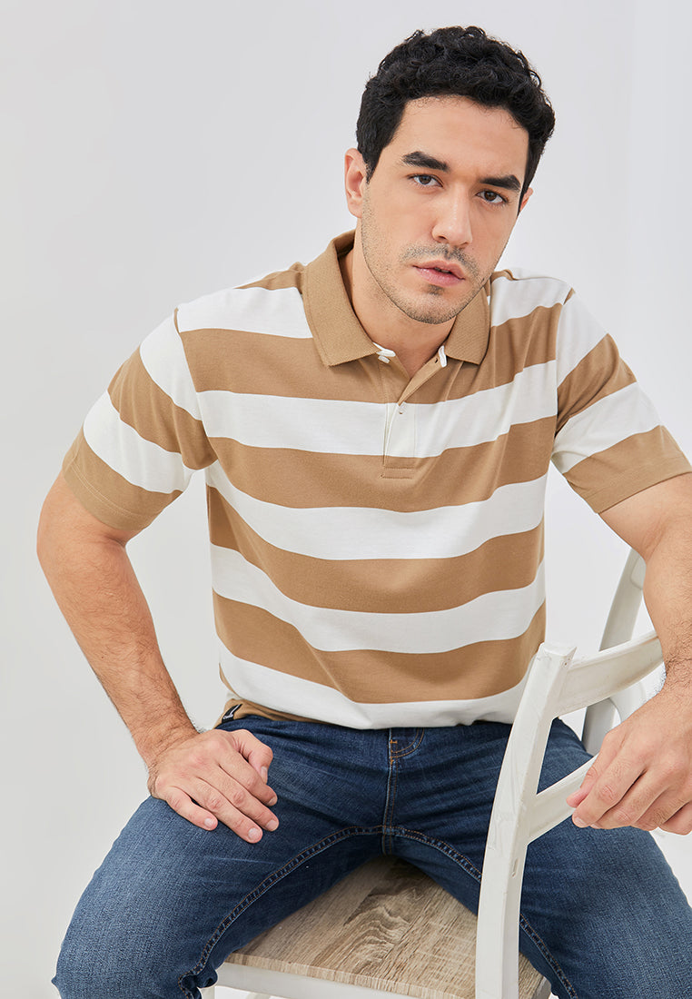 Osella Stripe Polo Shirt