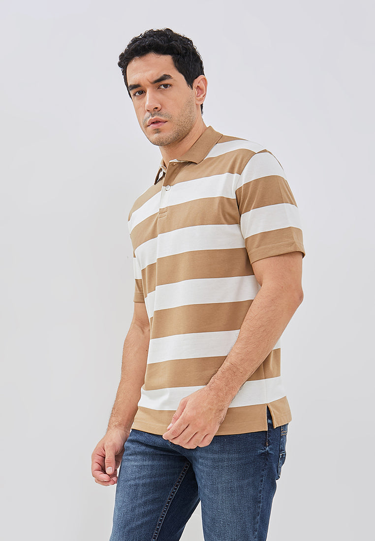 Osella Stripe Polo Shirt