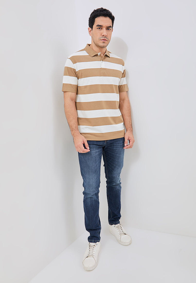 Osella Stripe Polo Shirt