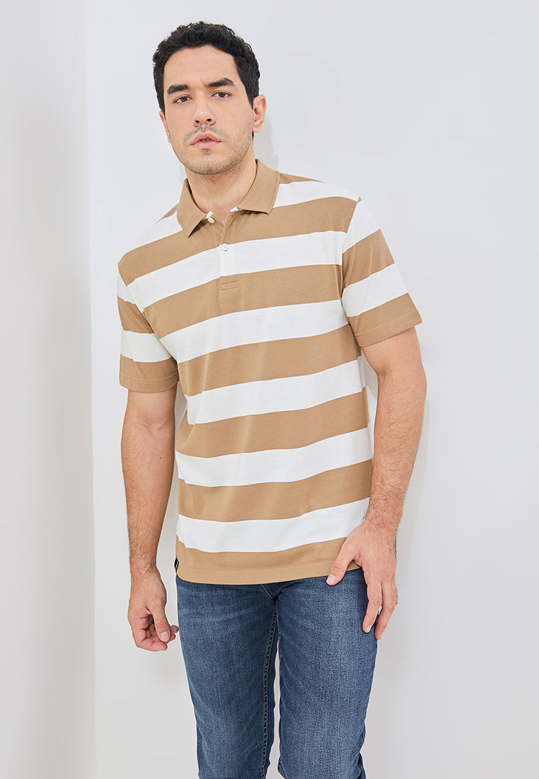 Osella Stripe Polo Shirt