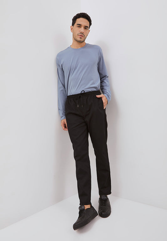 Osella Basic Relaxed Waist Trousers With Adjustable Drawstring