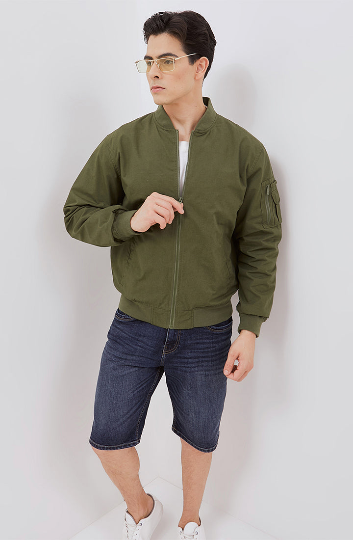 Osella Bomber Ripstop Jacket With Woven Living 20615002
