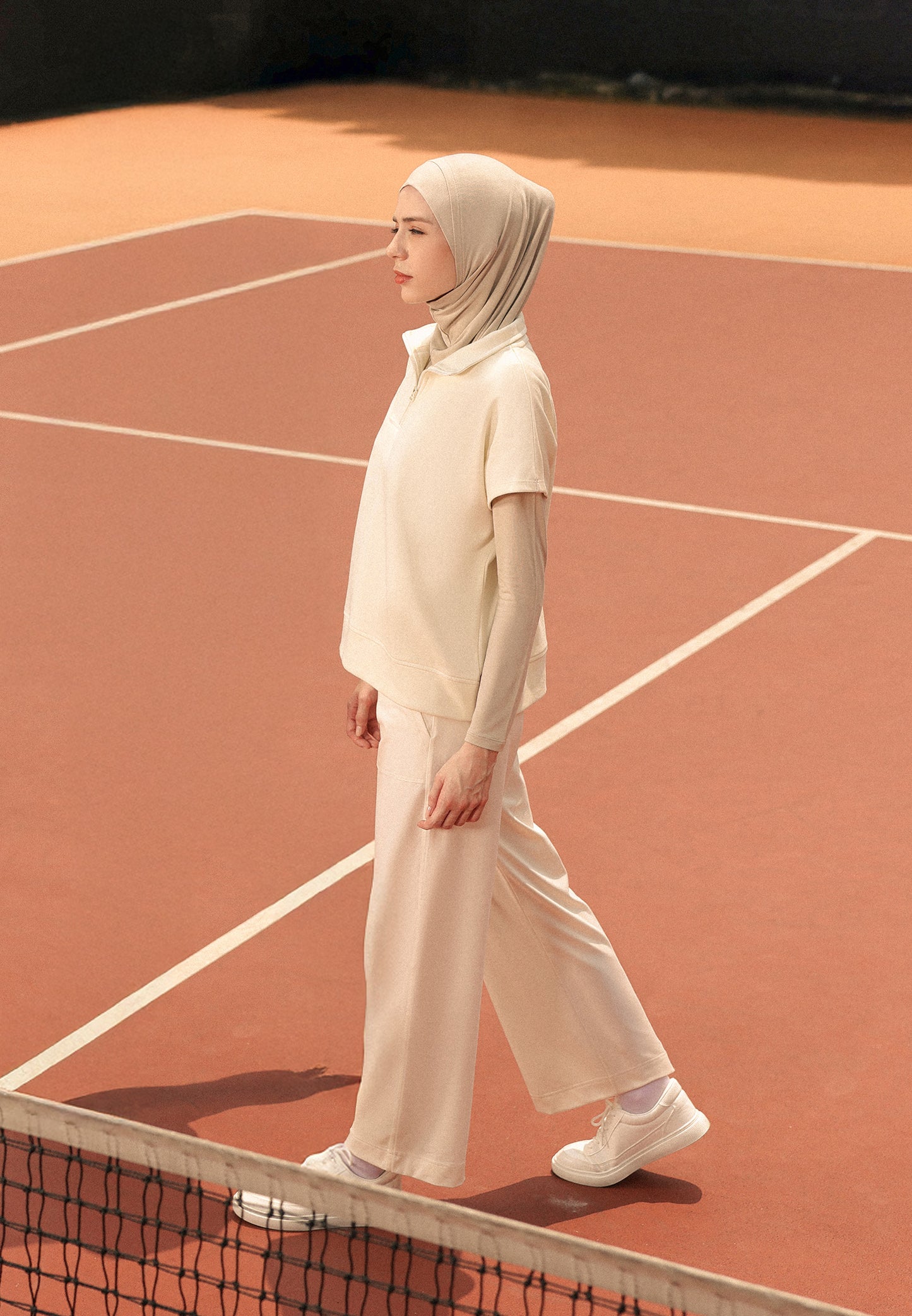 Osella High-Rise Wide Leg Light Knit Pants