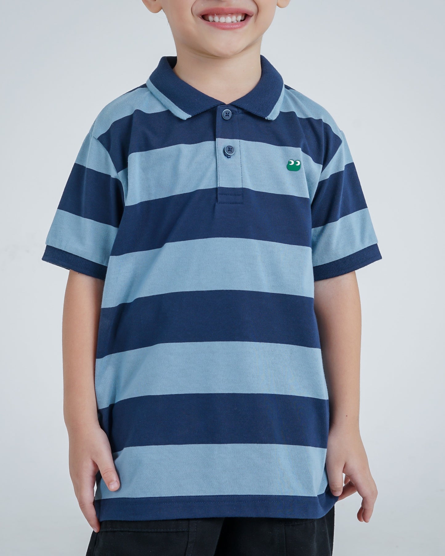 Osella Kids Basic Regular Fit Stripe Polo Shirt