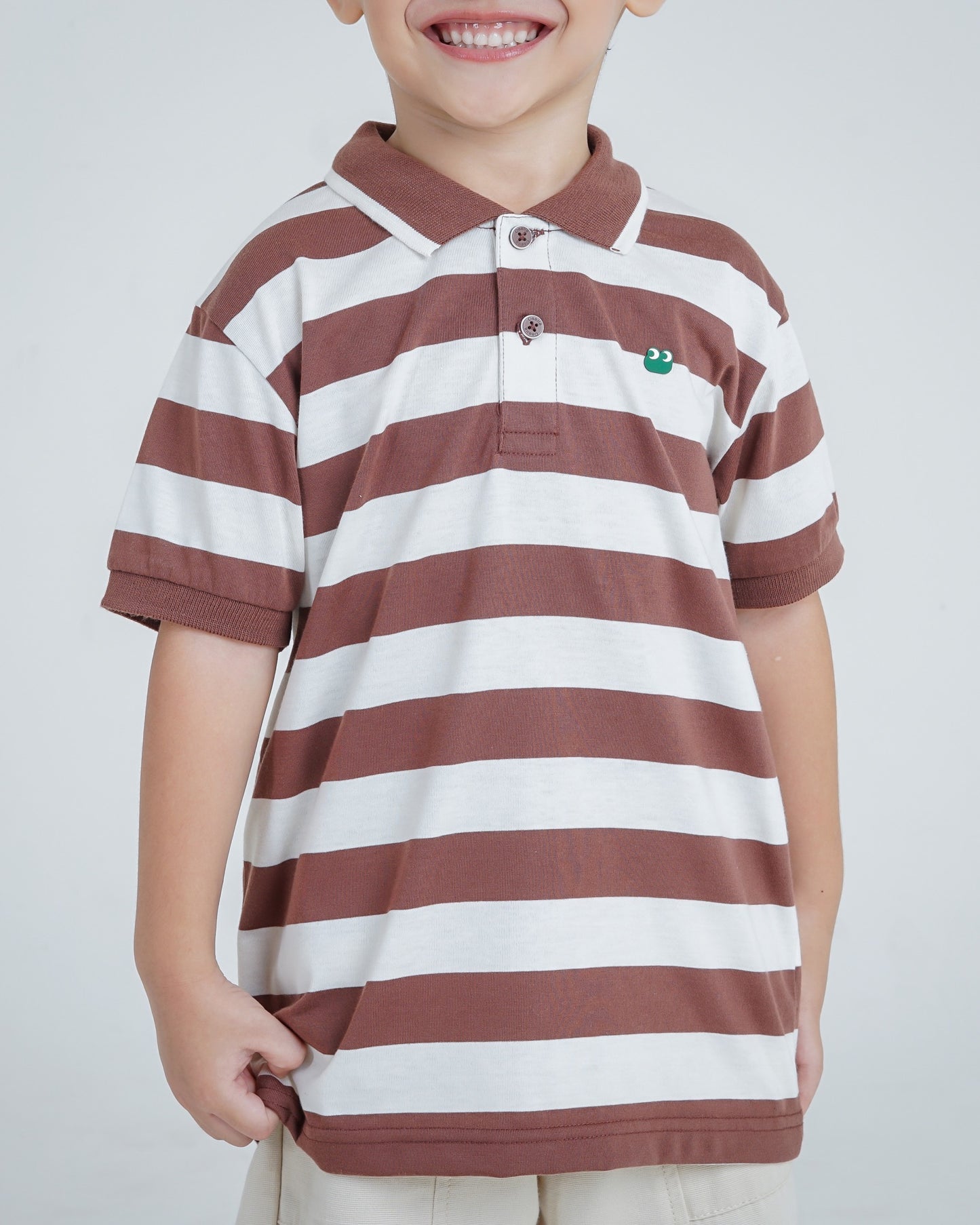 Osella Kids Regular Fit Stripe Polo Shirt