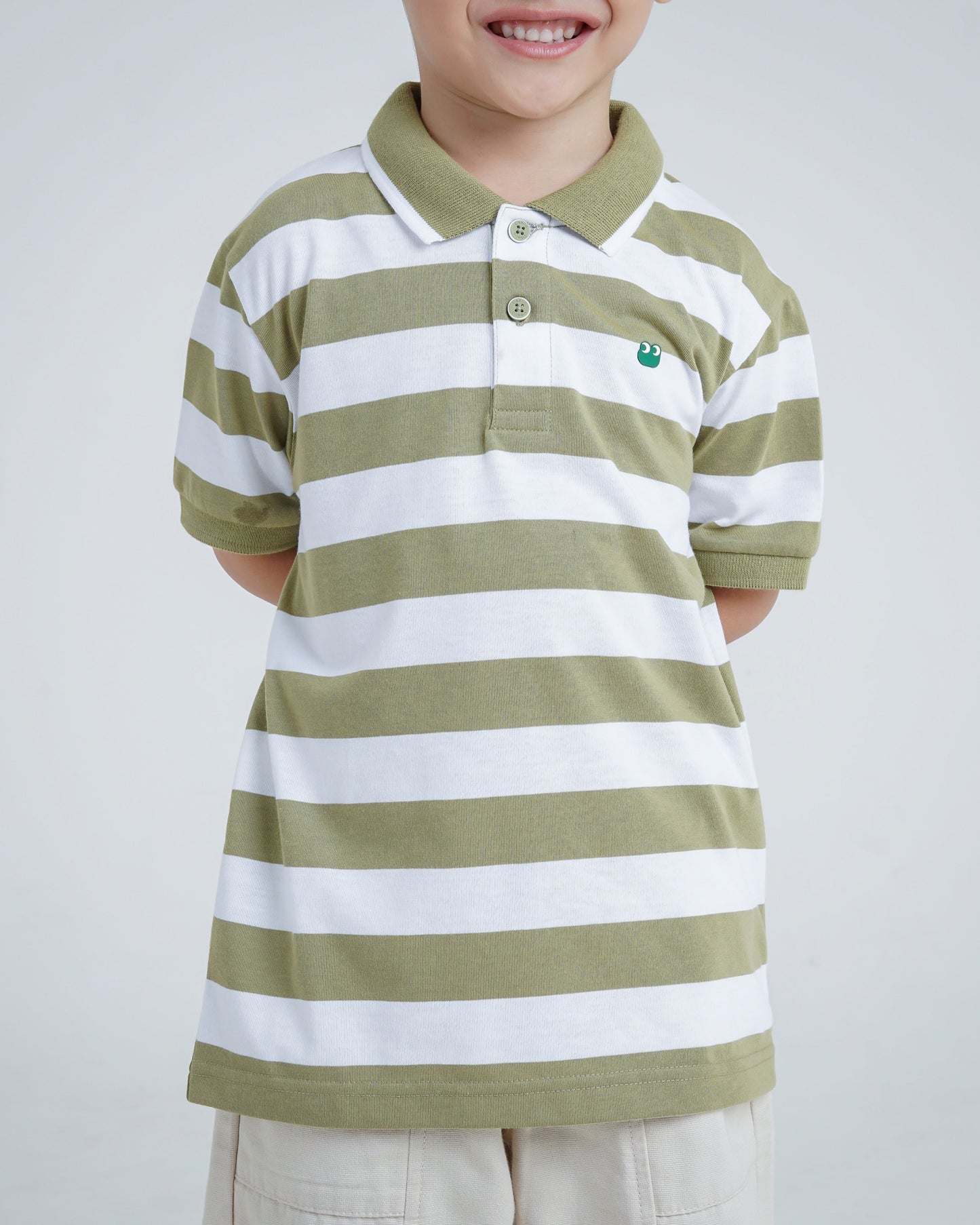 Osella Kids Regular Fit Stripe Polo Shirt
