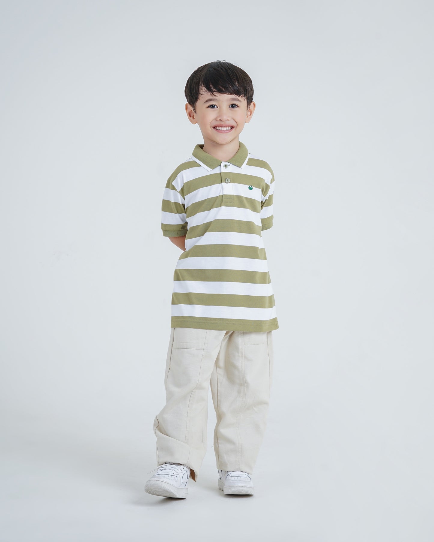 Osella Kids Regular Fit Stripe Polo Shirt