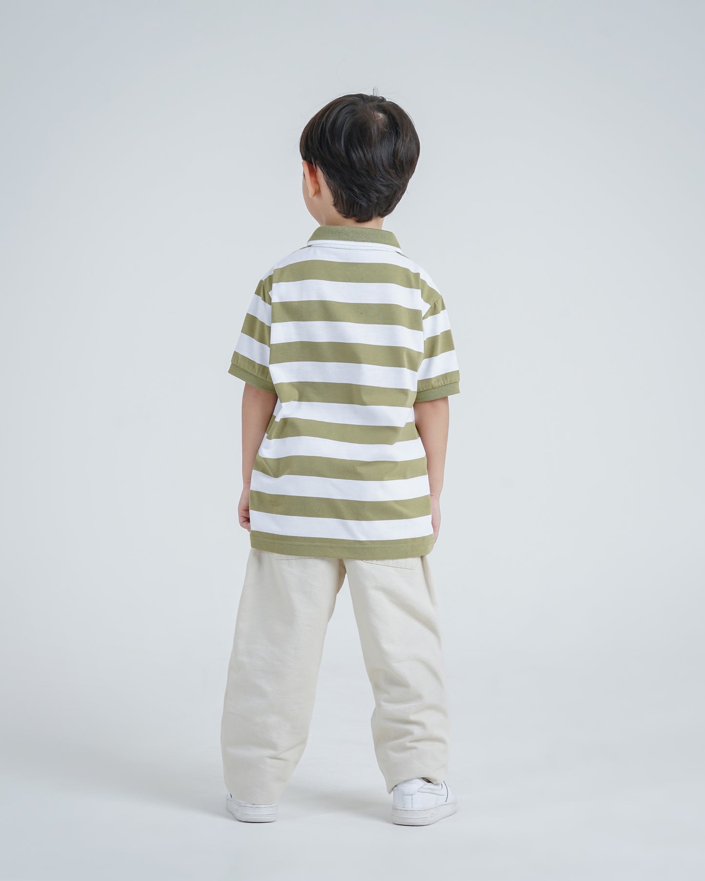 Osella Kids Regular Fit Stripe Polo Shirt
