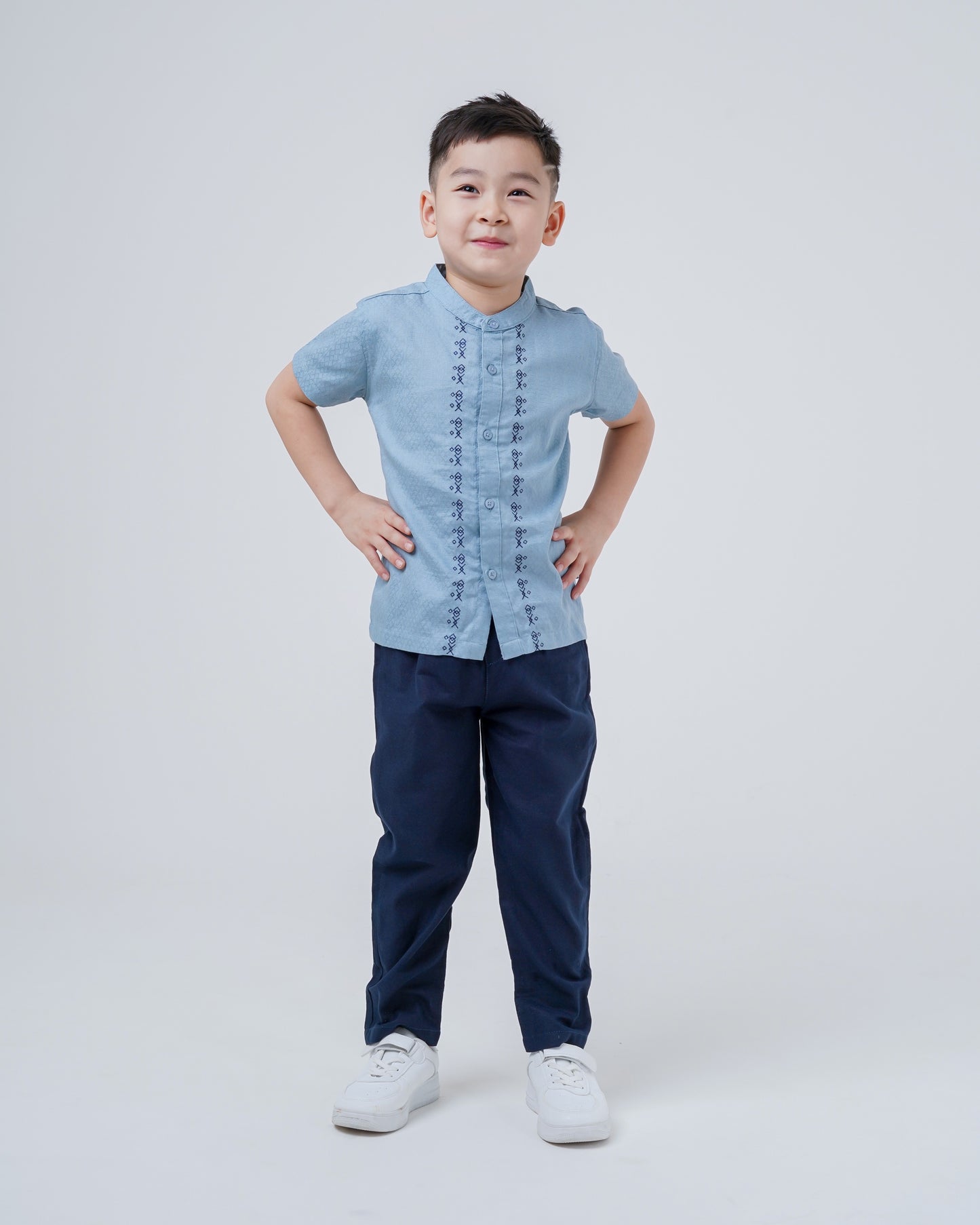 Osella Kids Koko Embroidered Koko Shirt And Pants Set