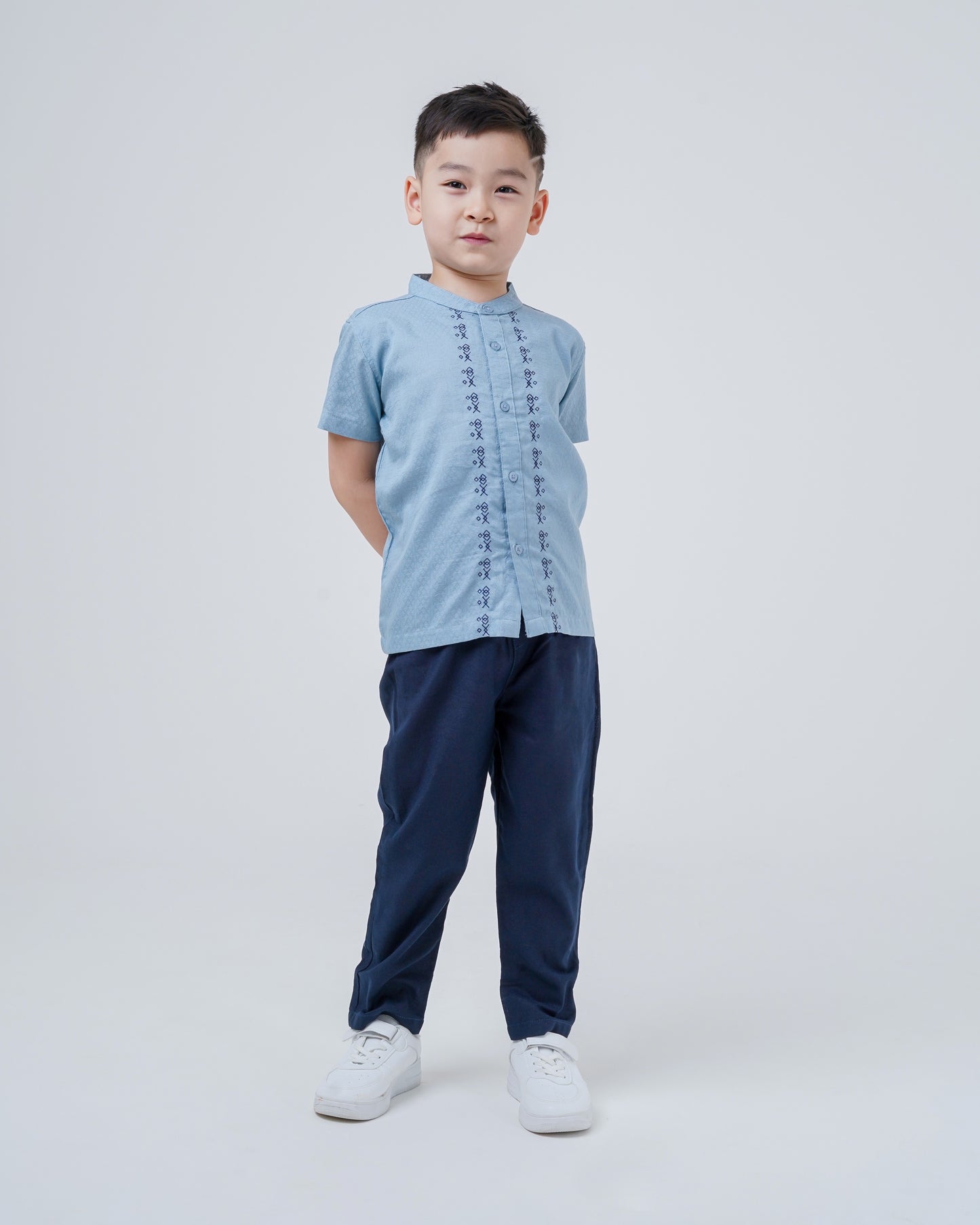 Osella Kids Koko Embroidered Koko Shirt And Pants Set