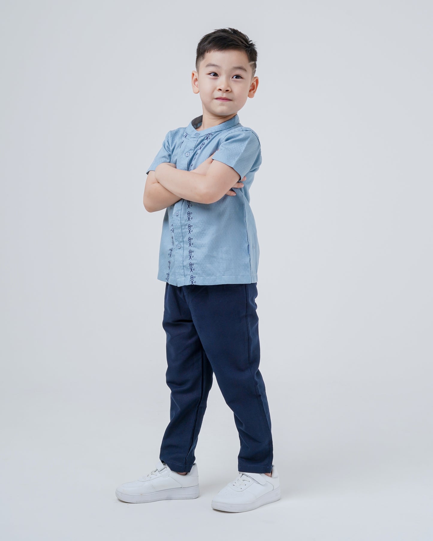Osella Kids Koko Embroidered Koko Shirt And Pants Set
