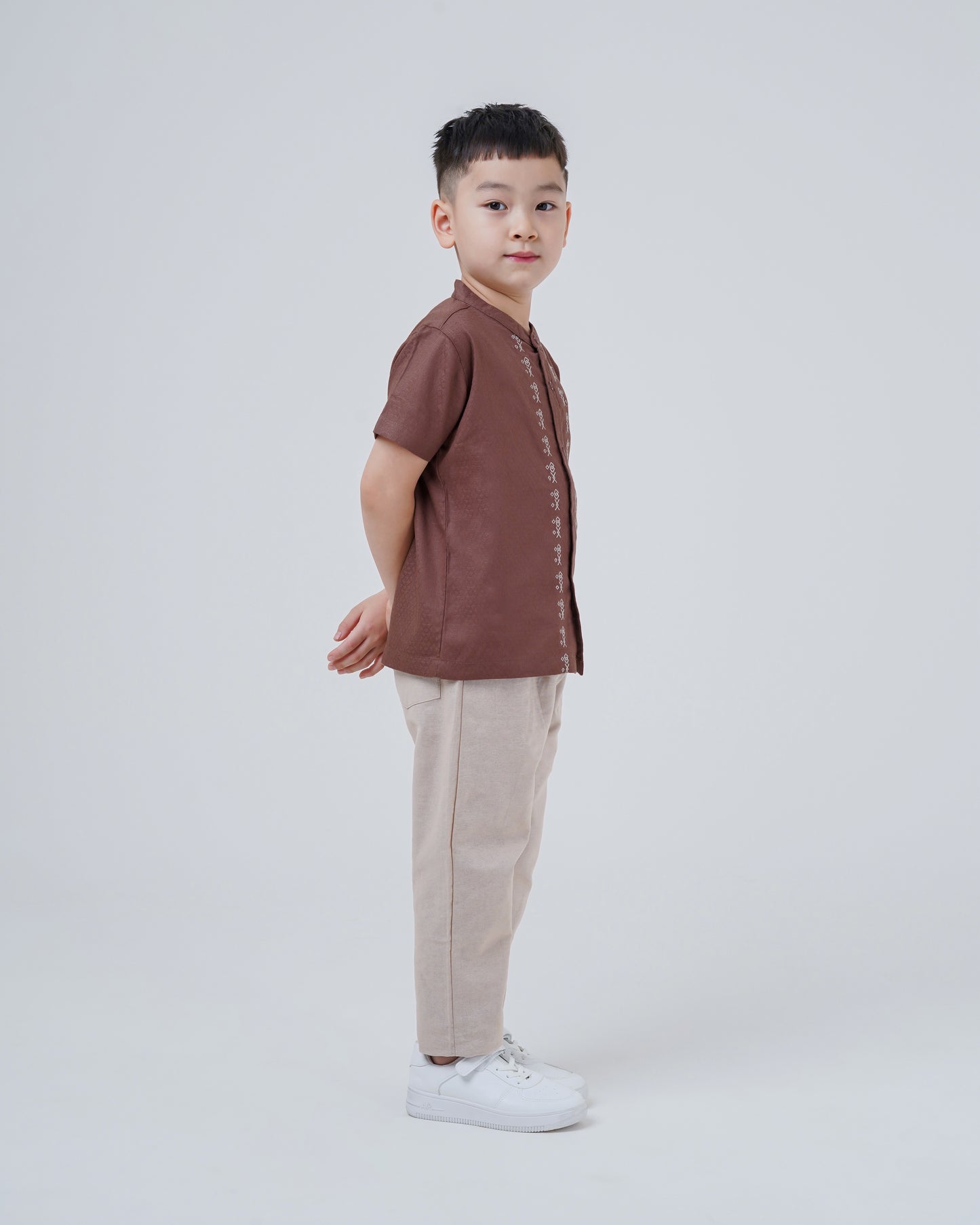 Osella Kids Koko Embroidered Koko Shirt And Pants Set