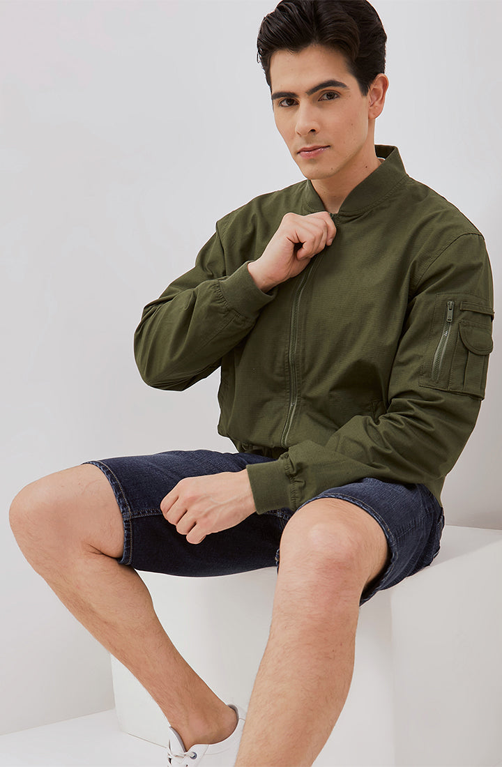 Osella Bomber Ripstop Jacket With Woven Living 20615002
