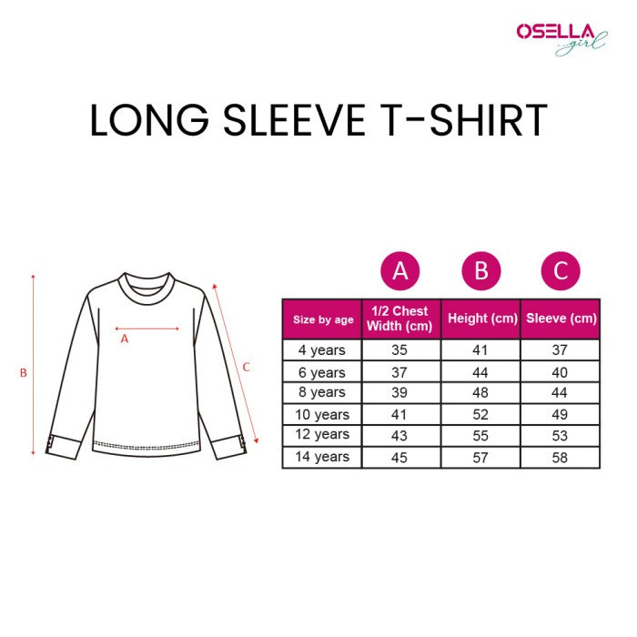 OSELLA LONG SLEEVE MOCK NECK RIB T-SHIRT IN PINK SALMON 2377500390