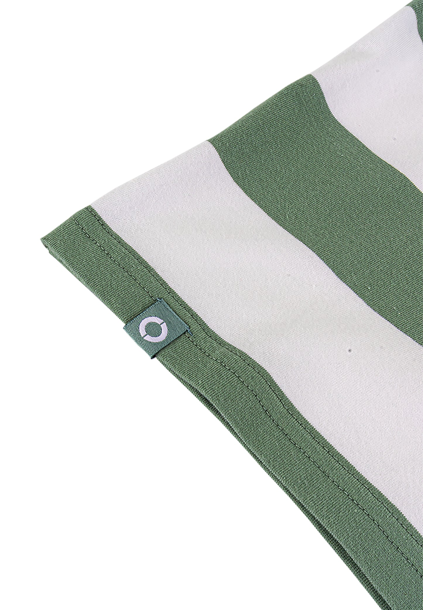 Osella Kids Oversized Stripe T-Shirt In Lafayette Green And White