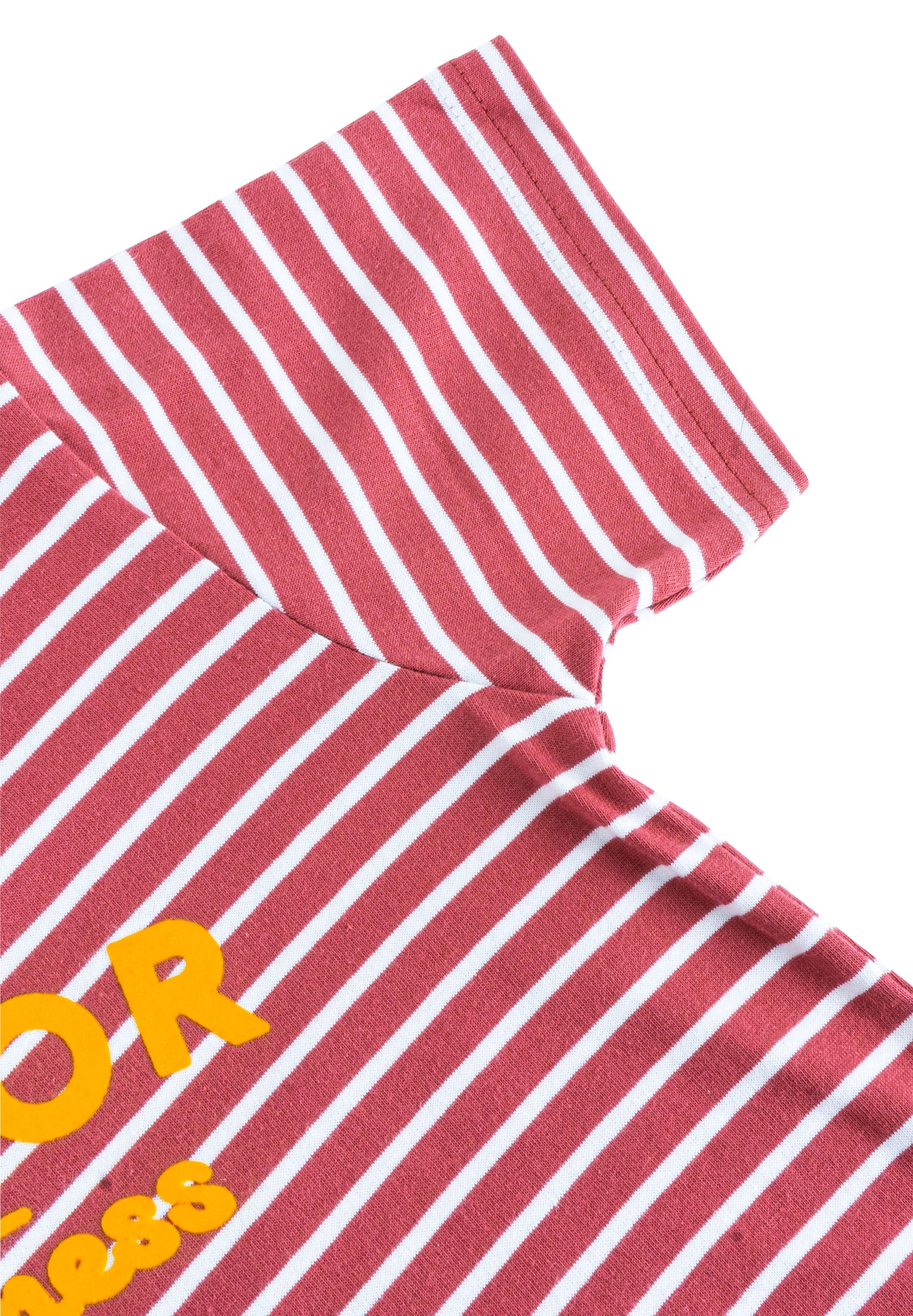 Osella Kids Regular Creator Stripe T-Shirt Print In Tomato Red And White