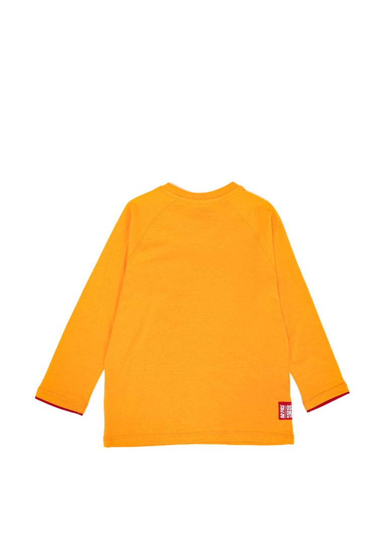 Osella Kids Long Sleeve Graphic T-shirt in Mustard Lunar Series