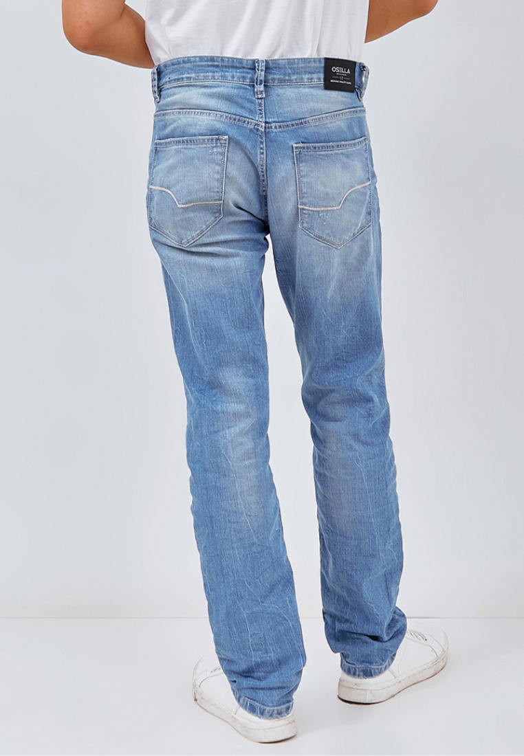 Osella Gelael Slim Fit Jeans in Light Wash