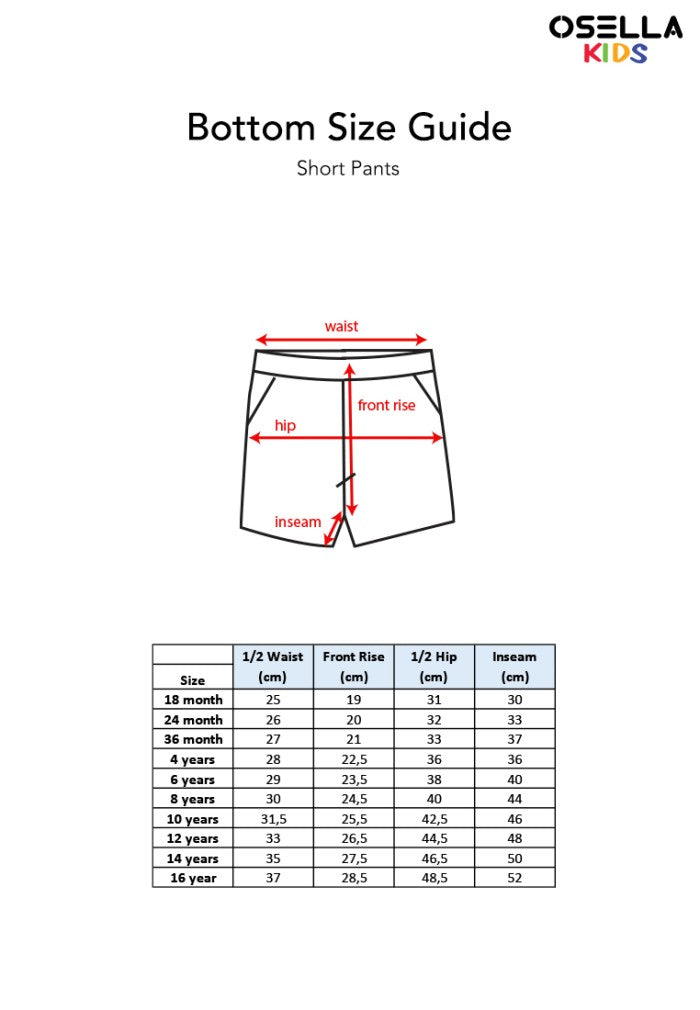 [NEW] Osella Theo Elastic Waistband Short Denim Pants 22865004