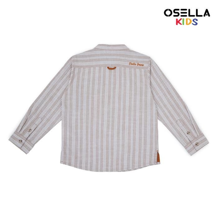 Osella Asher Long Sleeves Striped Koko Shirt With Fancy Striped Fabric