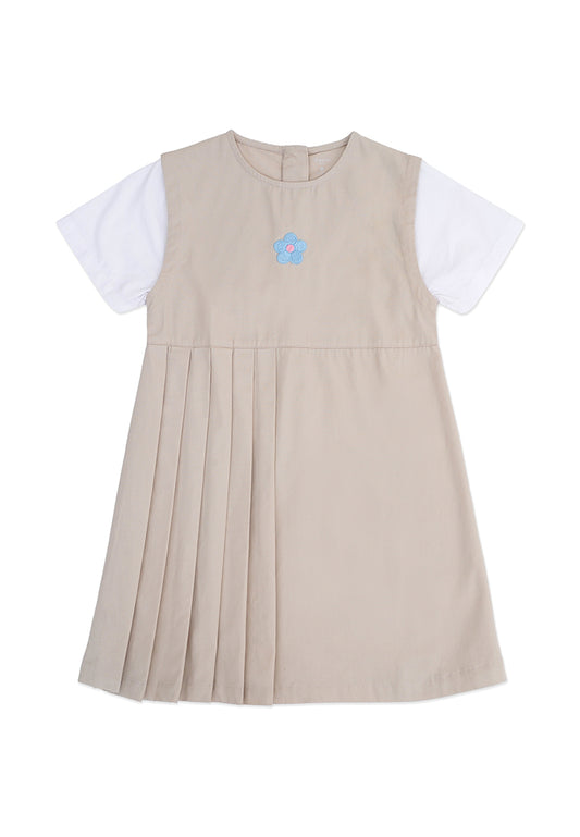 Osella Kids Blossom Pleated Dress