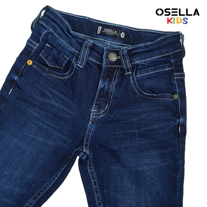 [NEW] OSELLA KNOX SLIM FIT DENIM PANTS IN MEDIUM WASHED 228O5005A2 | Celana Jeans Panjang Anak Laki Laki