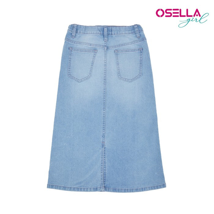 OSELLA EVA MIDI DENIM SKIRT 238O5002