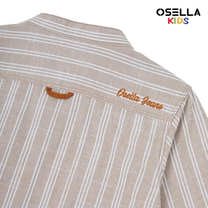 Osella Asher Long Sleeves Striped Koko Shirt With Fancy Striped Fabric