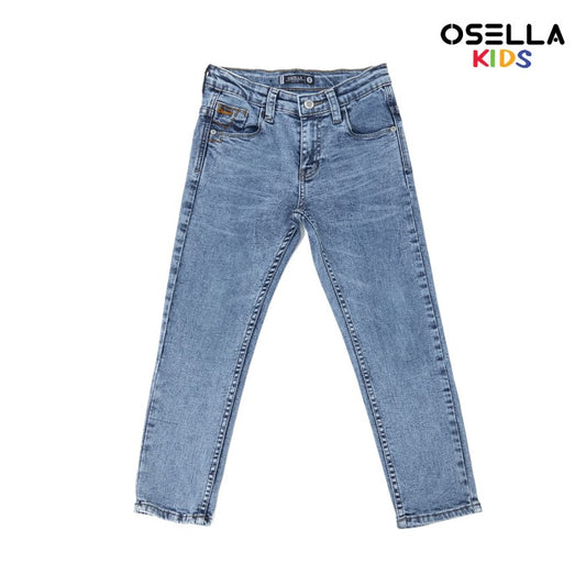 [NEW] Osella Joel Denim Long Pants In Medium Ice Washed 228O5003A2 | Celana Denim Panjang Anak Laki Laki