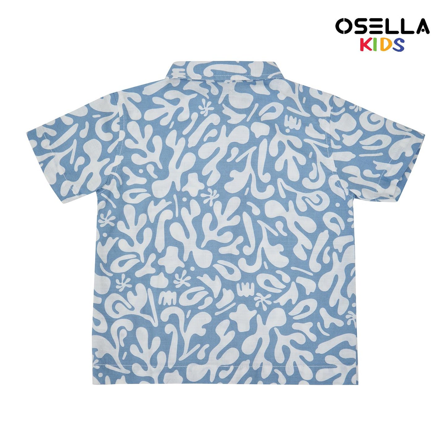 [NEW] Osella Pattern Relaxed Fit Shirt 2234500136 | Atasan Kemeja Anak Laki Laki