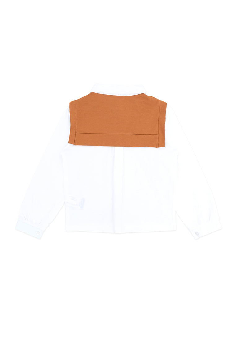 Osella Kids Chloe Ribbon Vest With Inner Combination
