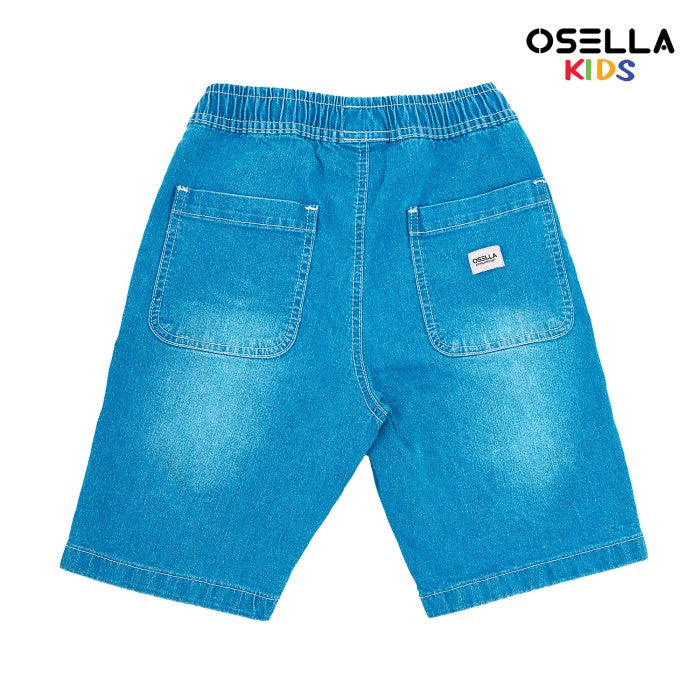 [NEW] Osella Theo Elastic Waistband Short Denim Pants 22865004