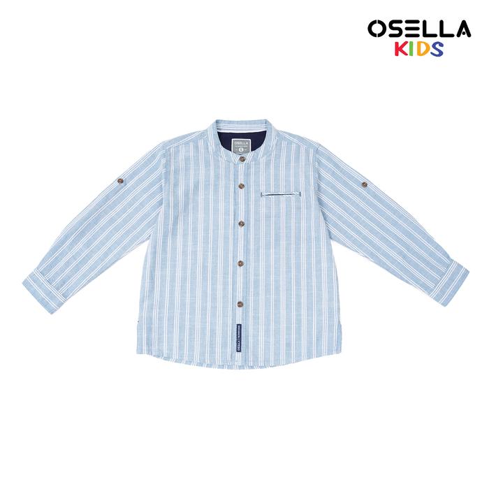 Osella Asher Long Sleeves Striped Koko Shirt With Fancy Striped Fabric