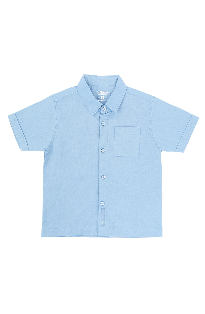 Osella Linen Look Short Sleeve Shirt 22325002