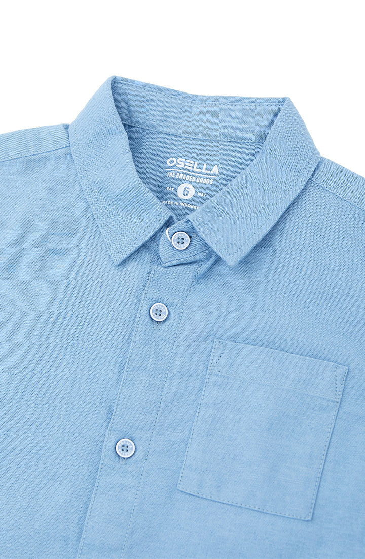 Osella Linen Look Short Sleeve Shirt 22325002