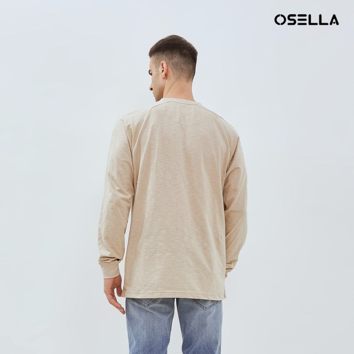 [NEW] OSELLA ZACKY LONG SLEEVE HENLEY TOP 20775001