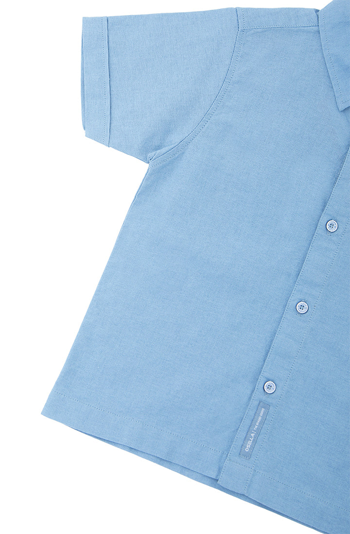 Osella Linen Look Short Sleeve Shirt 22325002