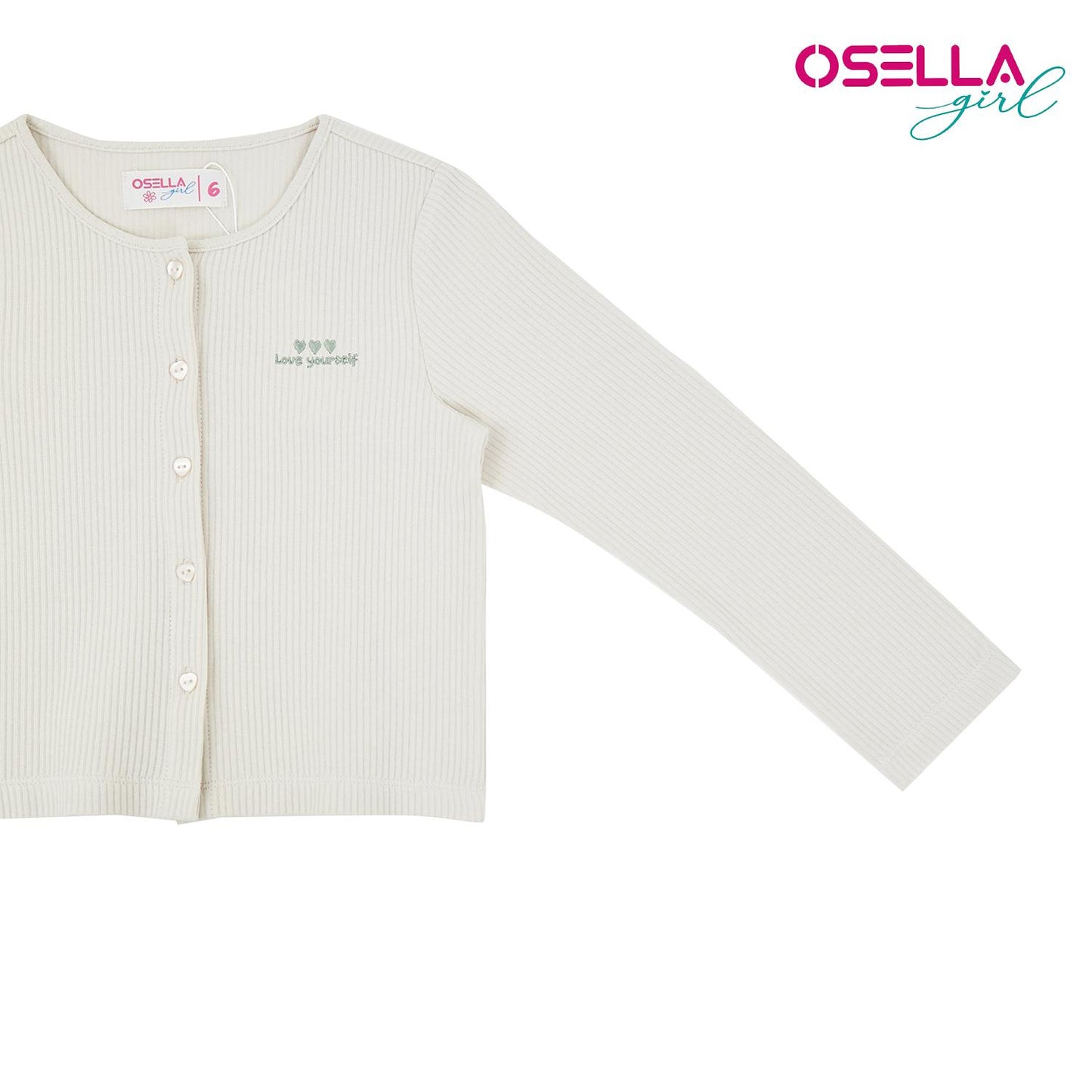 Osella Half Button Polo Shirt With Rib Fabric In Green 2371500698 | Atasan Basic Polo Anak