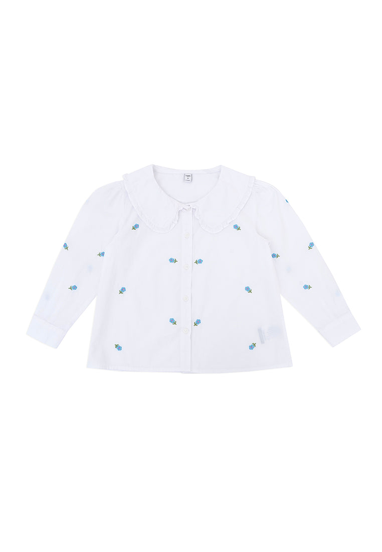 Osella Kids Bella Flower Patch Shirt
