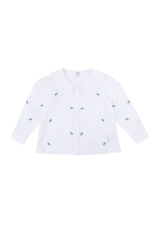 Osella Kids Bella Flower Patch Shirt
