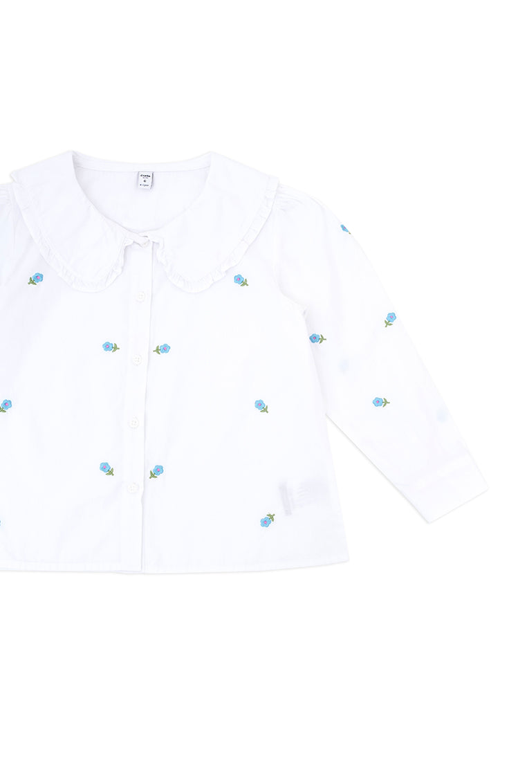 Osella Kids Bella Flower Patch Shirt