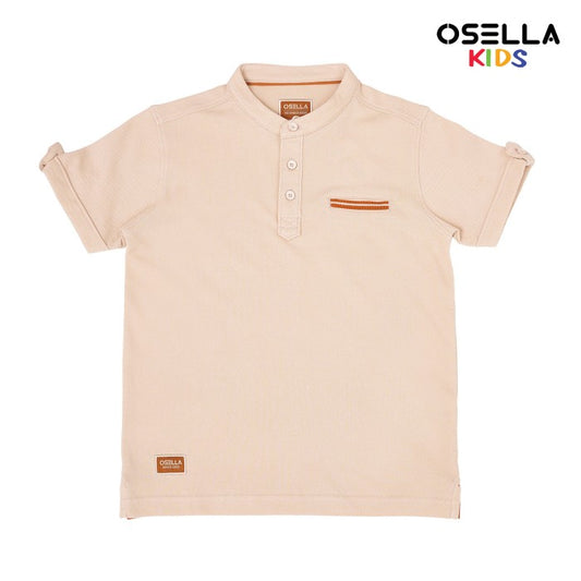 [NEW] Osella Callum Shanghai Collared Half Buttoned Polo Shirt 22215202