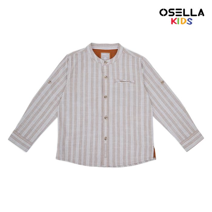 Osella Asher Long Sleeves Striped Koko Shirt With Fancy Striped Fabric