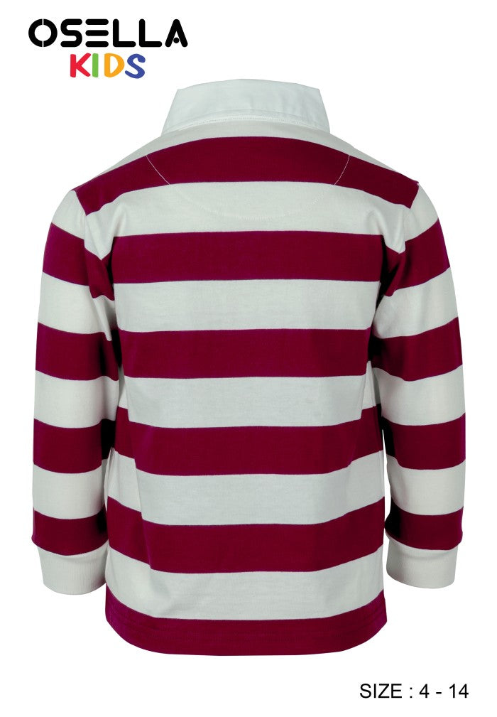 OSELLA LIAM LONG SLEEVES STRIPED POLO SHIRT 22275001