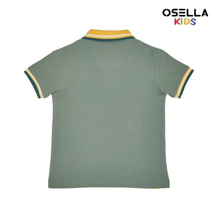 [NEW] Osella Alden Zip Up Polo Shirt 22215001 | Kaos Polo Basic Anak Laki Laki