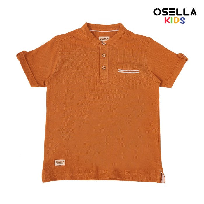 [NEW] Osella Callum Shanghai Collared Half Buttoned Polo Shirt 22215202