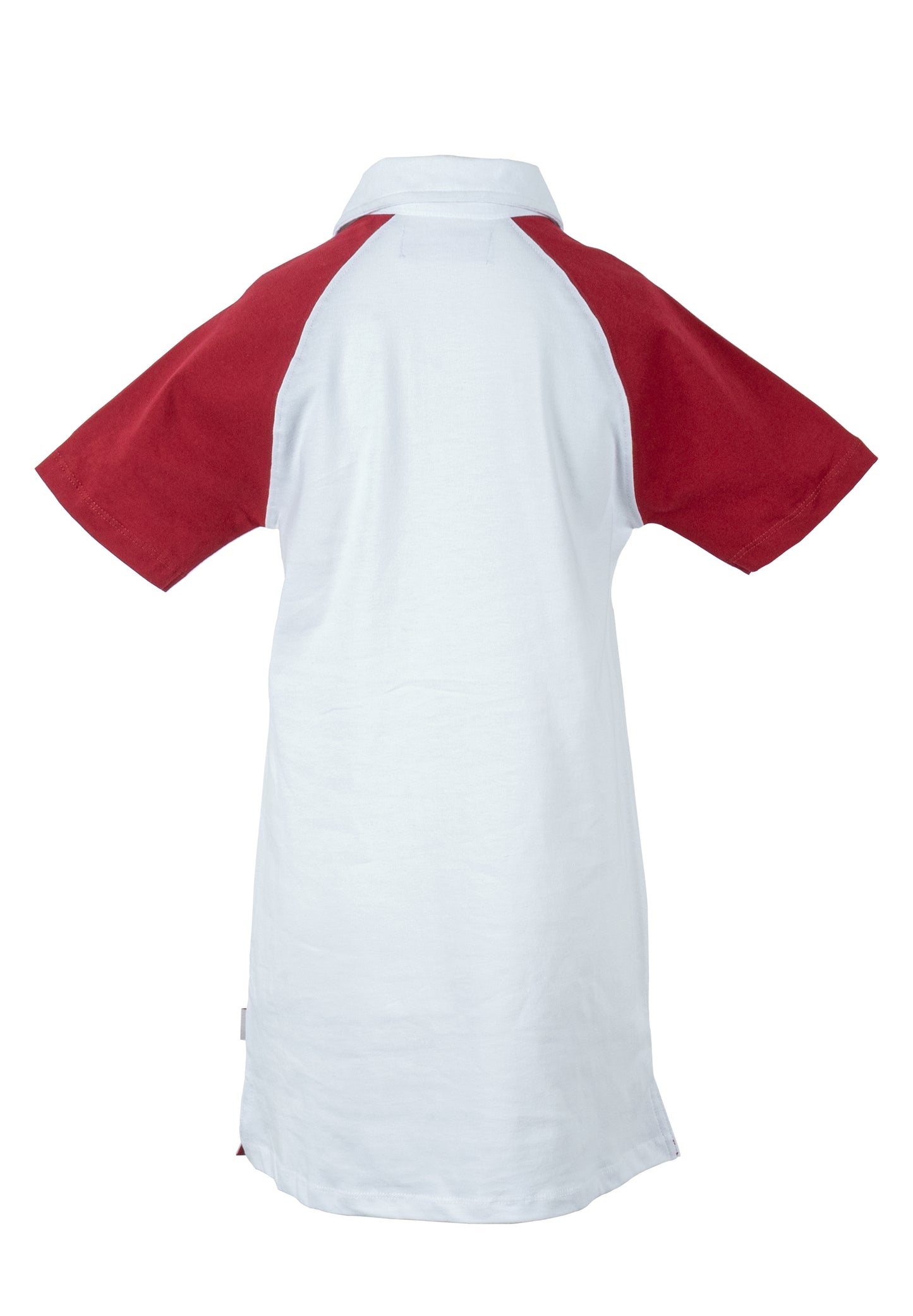 Osella Kids Athletics Raglan Mini Dress In White