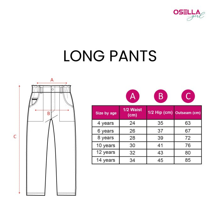 Osella Kids Hilda Straight Fit Denim Pants