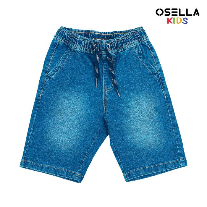 [NEW] Osella Theo Elastic Waistband Short Denim Pants 22865004