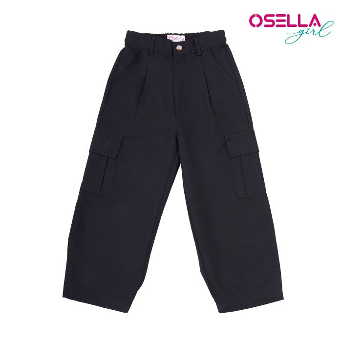 Osella Kana Long Cargo Pants With Half Elastic Band On The Leg Opening 23815002